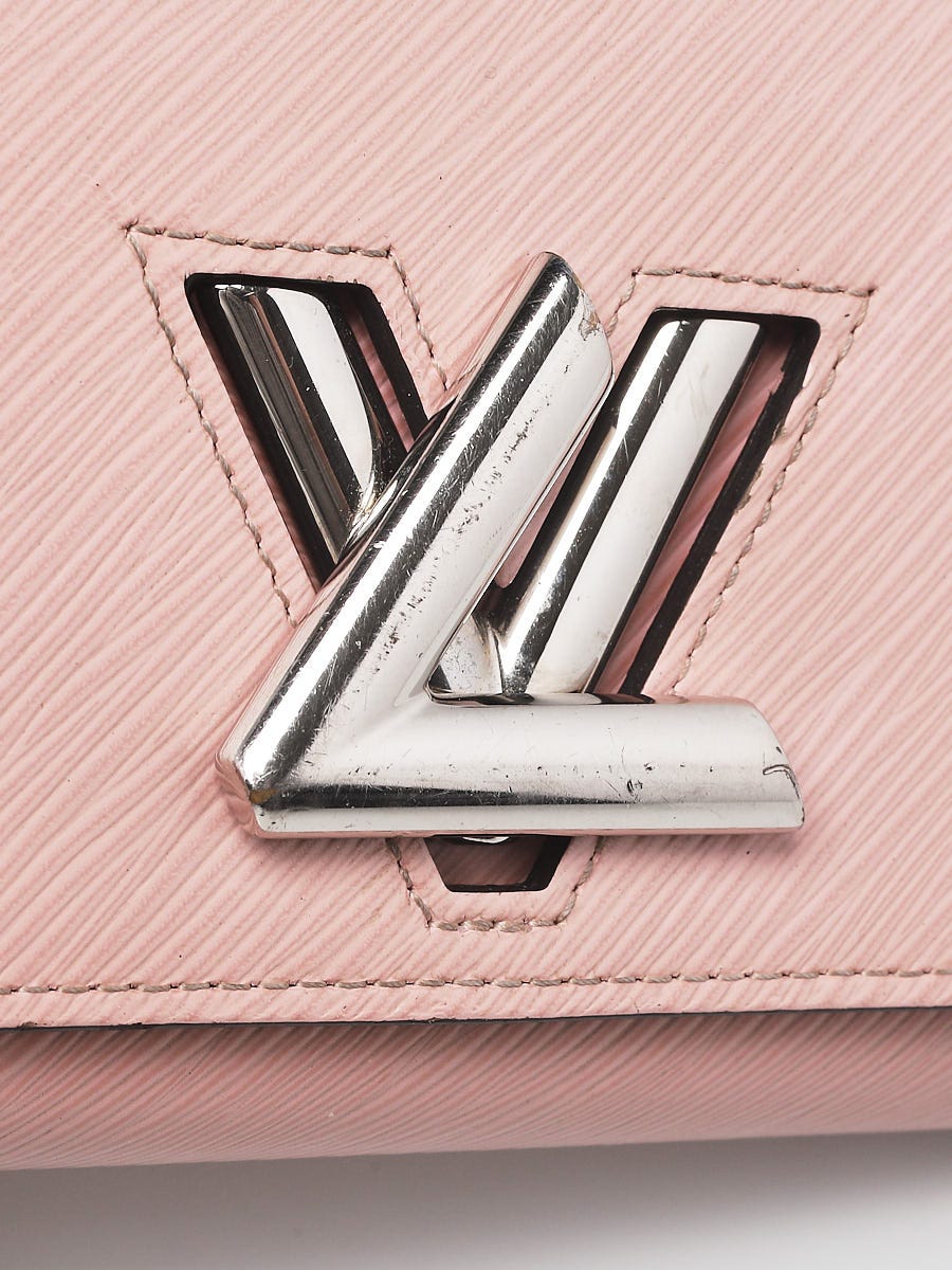 Louis Vuitton Rose Ballerine Epi Twist Belt Chain Wallet