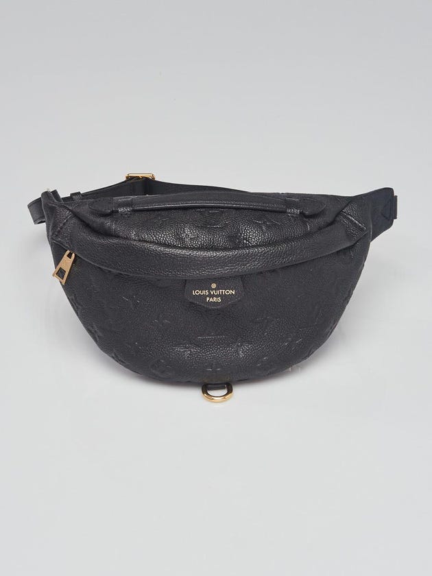 Louis Vuitton Black Monogram Empreinte Leather Bumbag