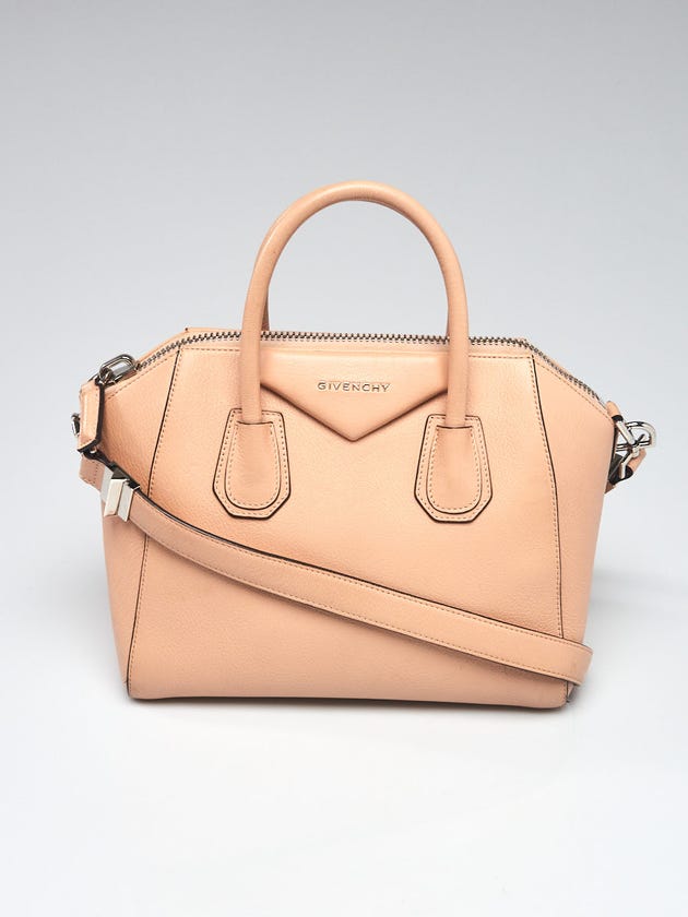 Givenchy Beige Sugar Goatskin Leather Small Antigona Bag