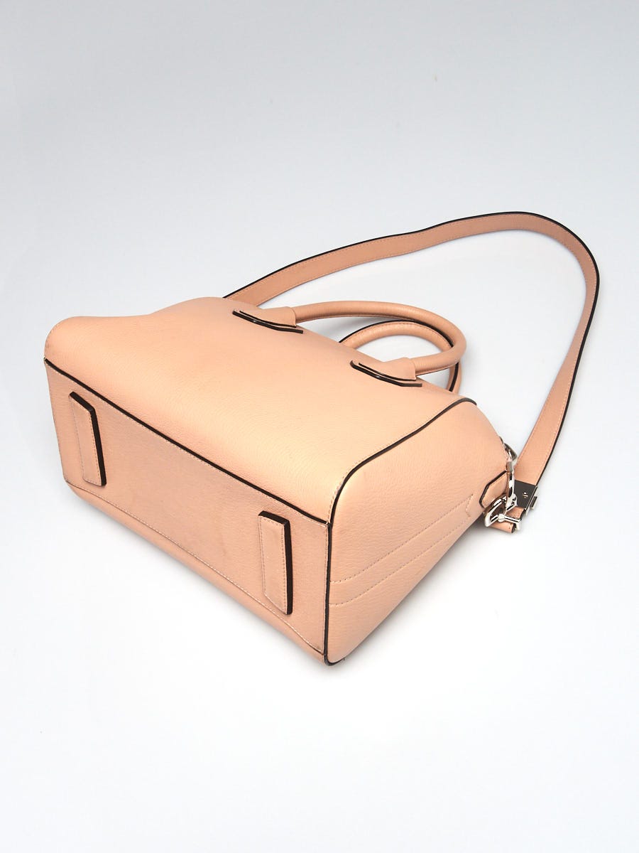 Givenchy Beige Sugar Goatskin Leather Mini Antigona Bag - Yoogi's