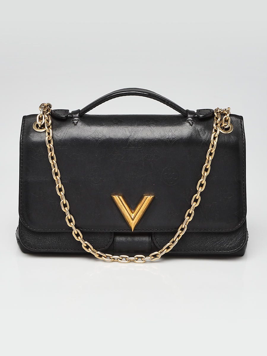 Louis Vuitton Black Monogram Leather Very Chain Bag Yoogi s Closet