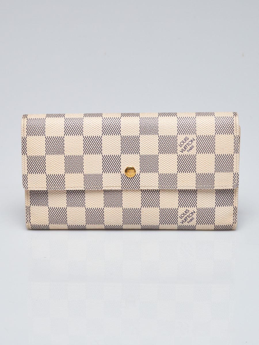 Louis Vuitton Damier Azur Porte Tresor Wallet, Luxury, Bags