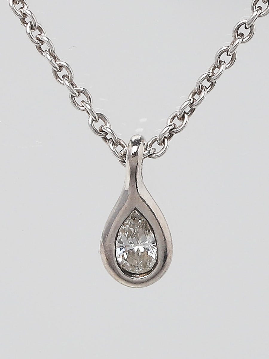 Elsa peretti diamonds by the yard pendant in sterling on sale silver