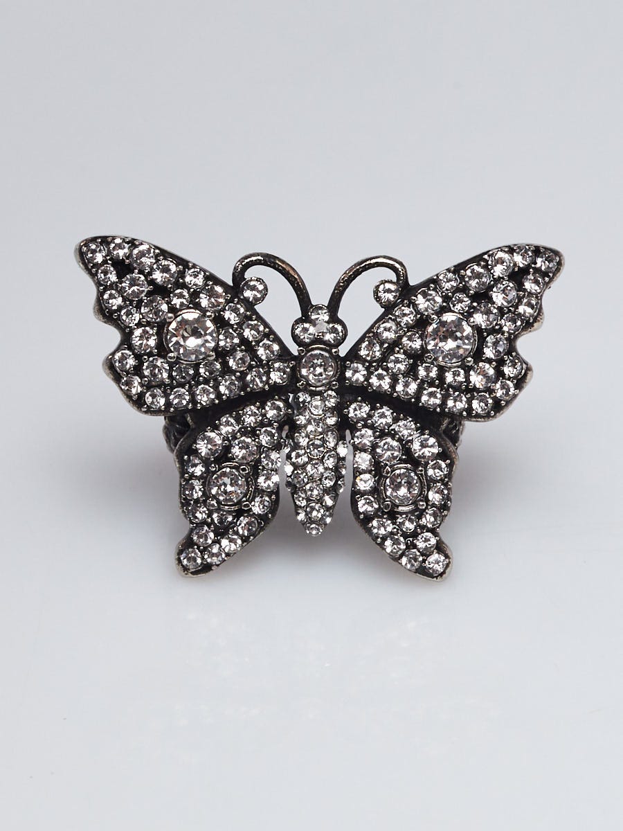 Gucci trademark hot sale butterfly ring