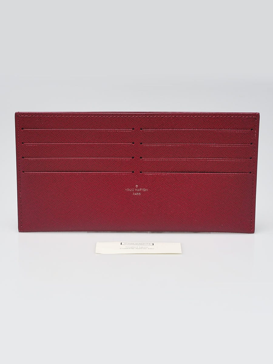 Louis Vuitton Felicie Cross-grain Leather Card Holder Insert