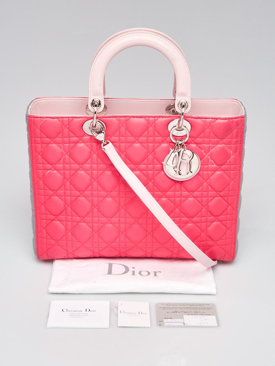 Christian Dior Red Quilted Cannage Patent Leather Lady Dior Clutch Bag -  Yoogi's Closet
