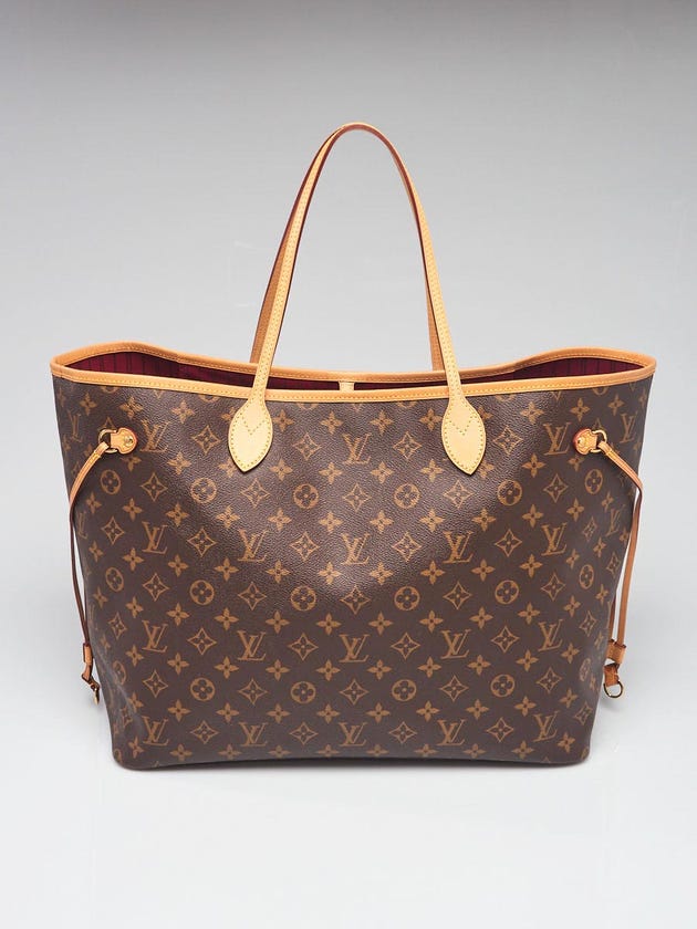 Louis Vuitton Monogram Canvas Neverfull GM NM Bag w/o Pochette