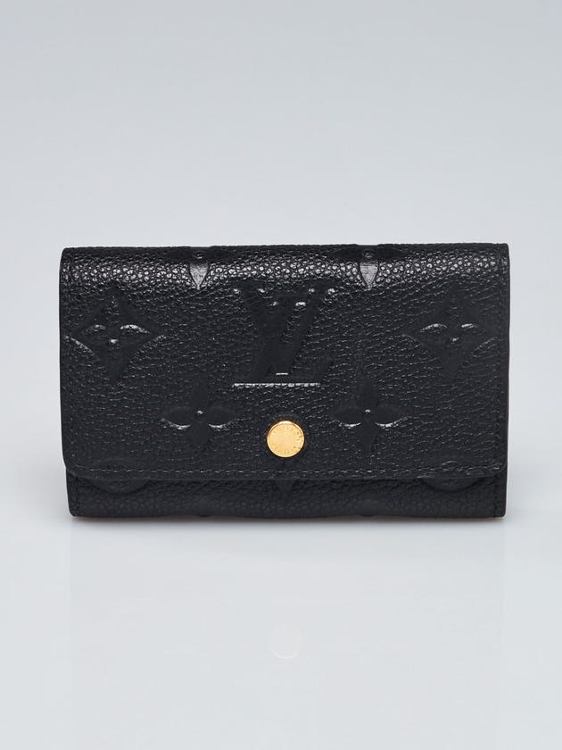Louis Vuitton Black Monogram Empreinte Leather Multicles 6 Key Holder