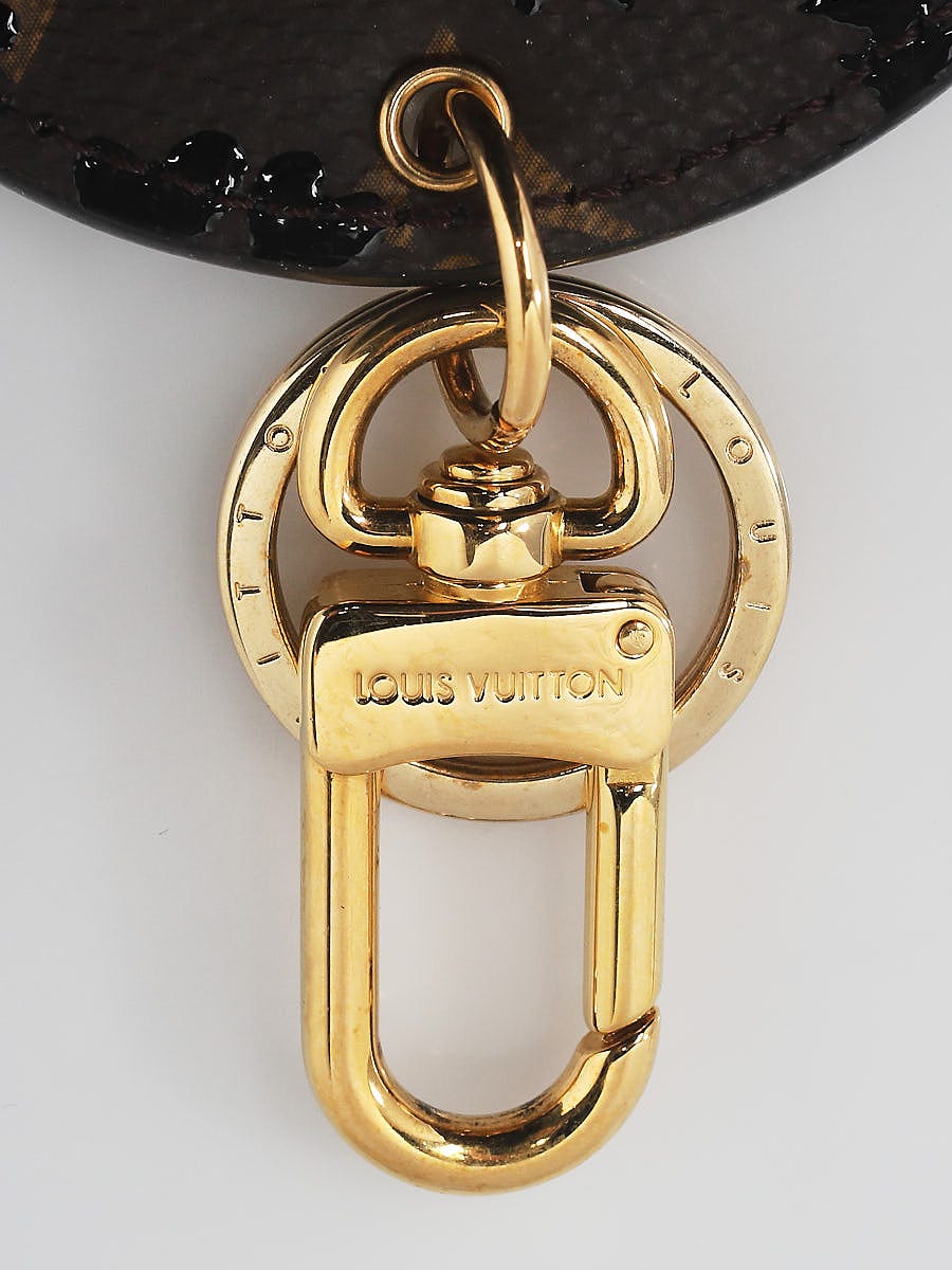 Leather Bag Charm Louis Vuitton Yellow In Leather
