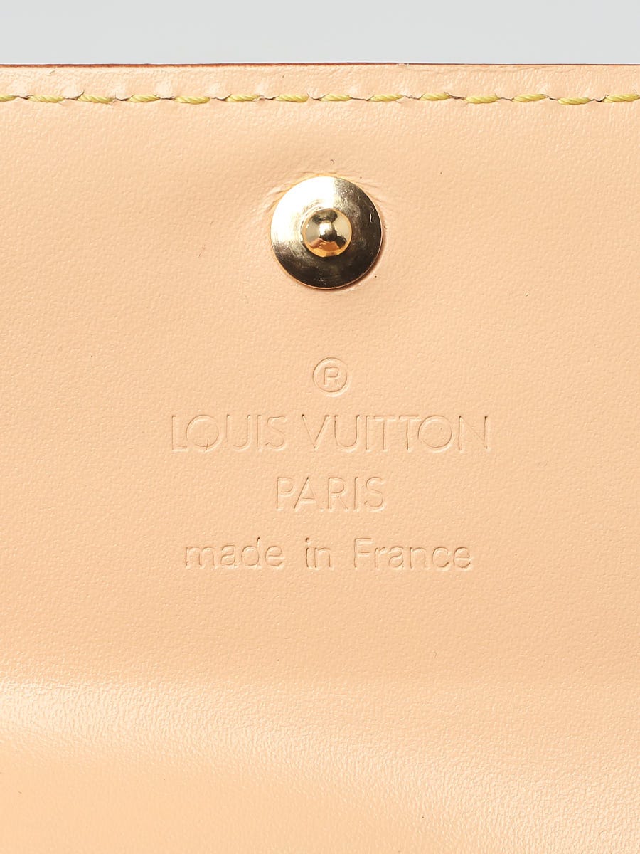 LOUIS VUITTON Multicolor Porte Monnaie Plat Coin Purse Black M92656 Auth  ar6950