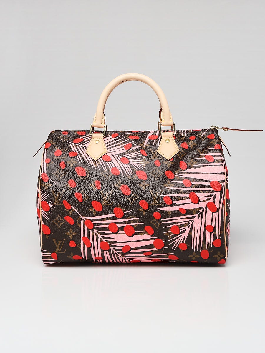 Louis Vuitton Speedy 30 Jungle Dots Palm Springs Bag