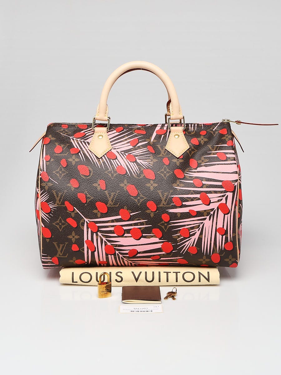 Louis Vuitton Monogram Speedy 30 Jungle Tropical Journey Limited Edition