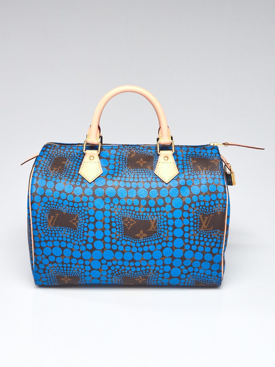Louis Vuitton Limited Edition Blue Damier Paillettes Speedy 30 Bag -  Yoogi's Closet