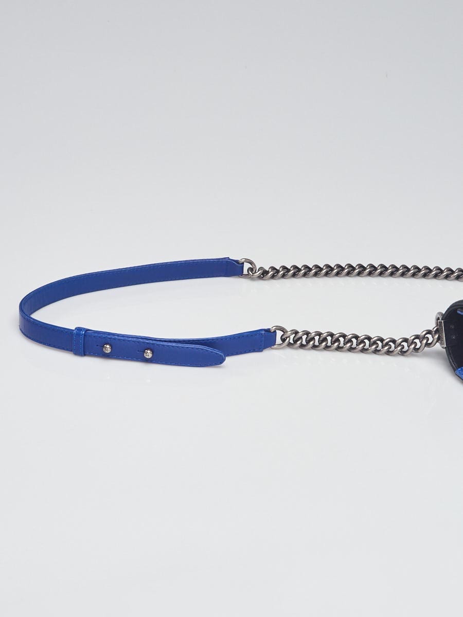 Chanel Chanel Black Quilted Leather Dog leash