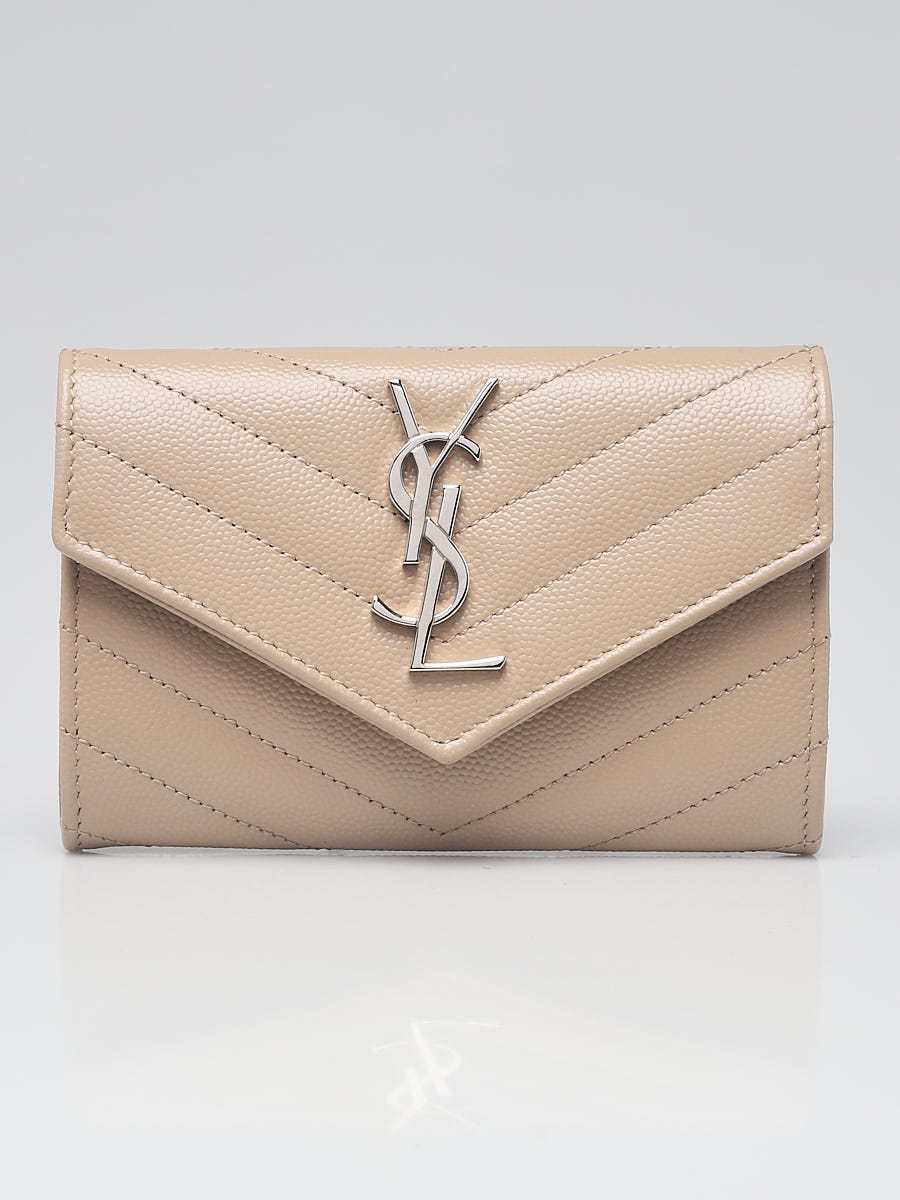 Saint laurent best sale monogram envelope wallet