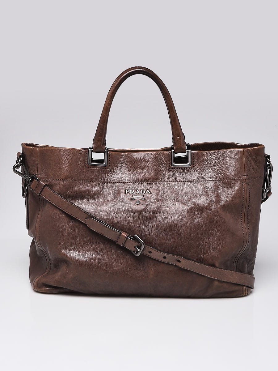 Prada Calf Leather Tote Bag