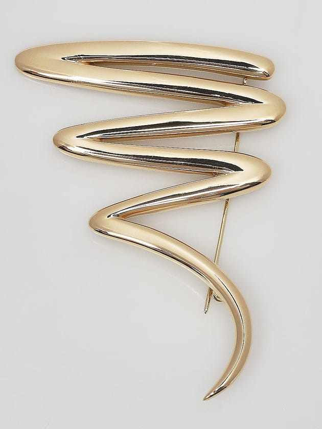 Tiffany & Co. 18k Yellow Gold Paloma Picasso Scribble Brooch
