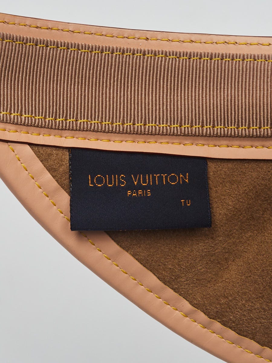 Louis Vuitton Strawgram visor in raffia in Italy