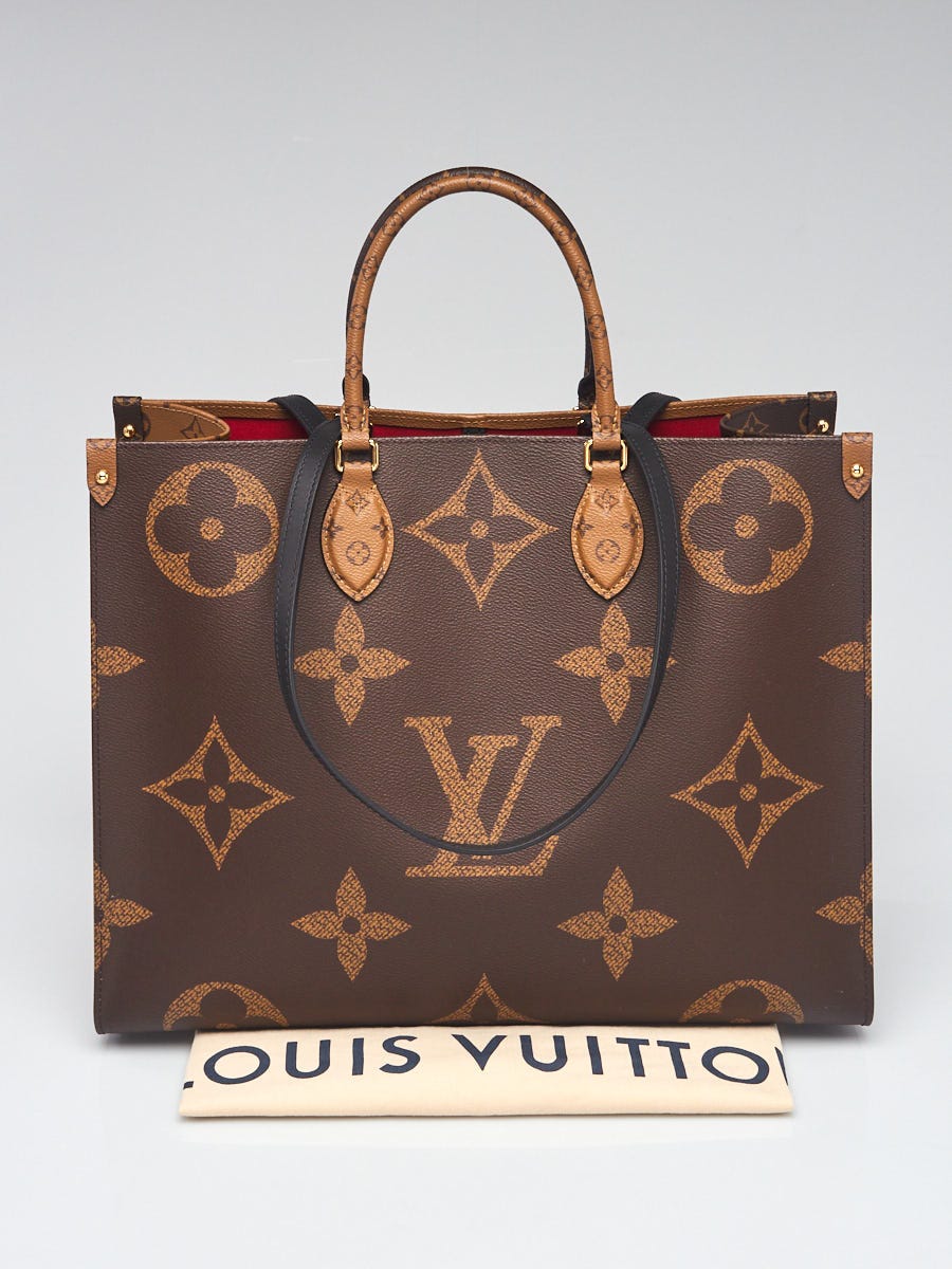 Louis Vuitton Monogram Giant Reverse Canvas Onthego GM Tote Bag - Yoogi's  Closet
