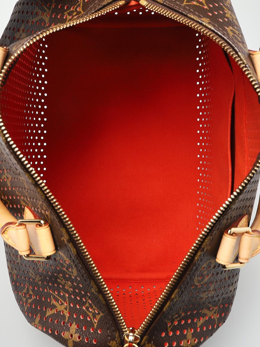 Louis Vuitton Perforated Speedy 30 Orange Bag – Bagaholic