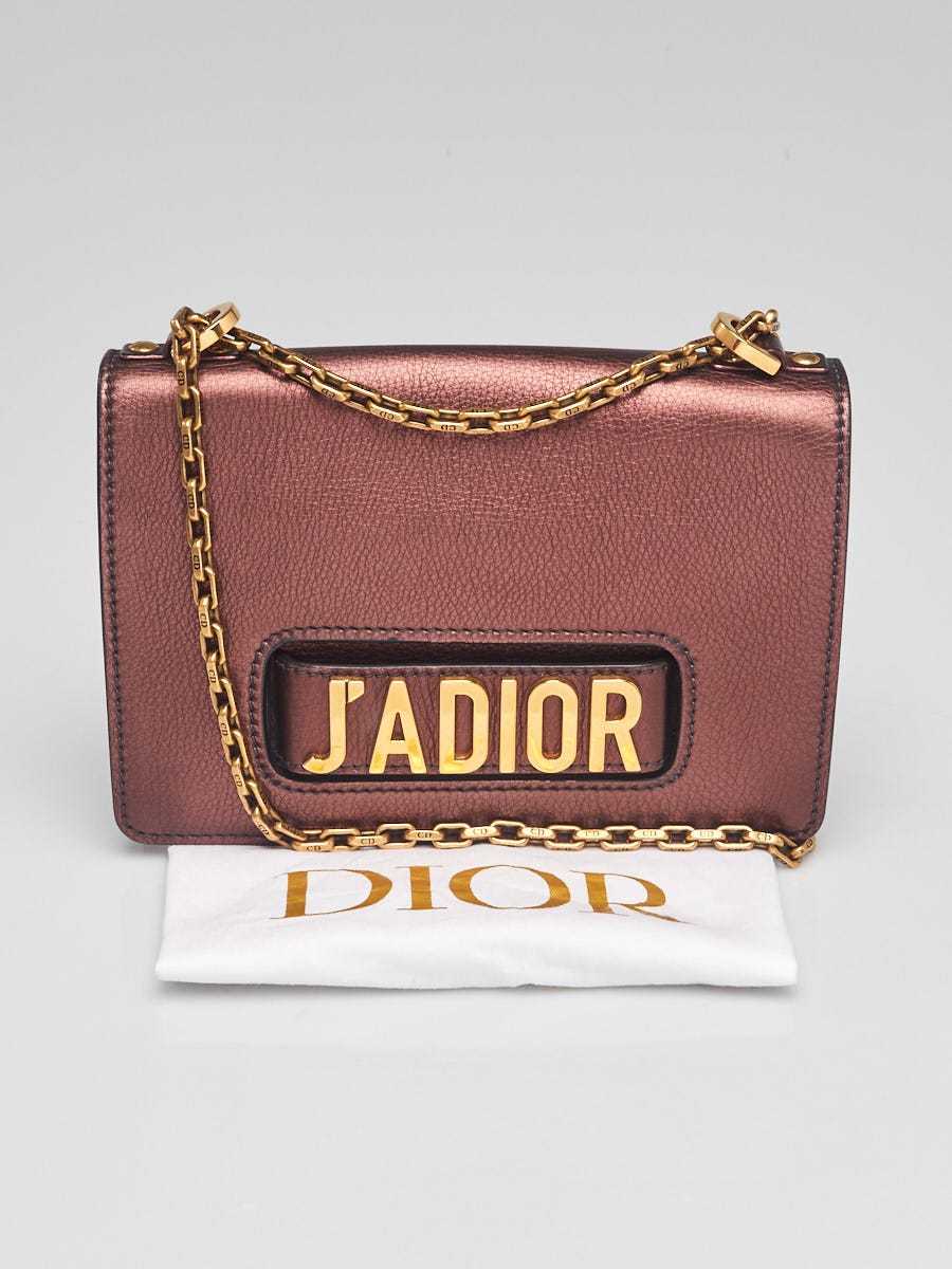Christian Dior White Smooth Calfskin Leather J'ADIOR Shoulder Bag