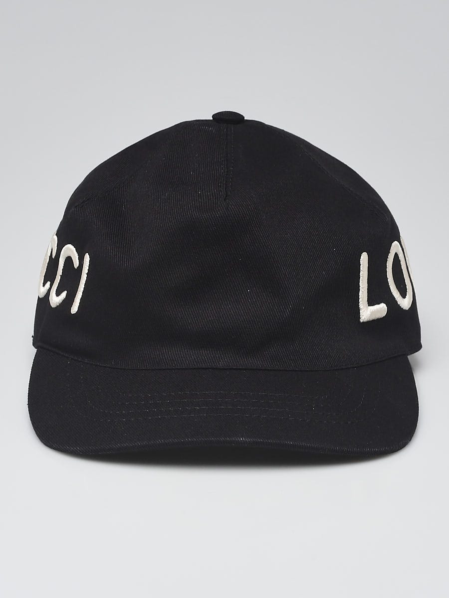 Gucci - Authenticated Hat - Cotton Black for Women, Very Good Condition