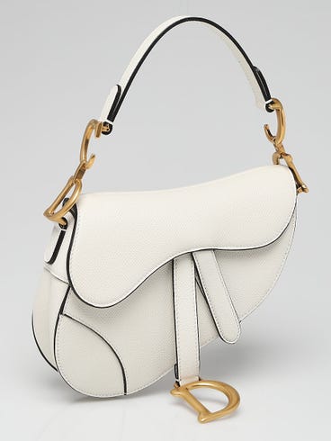 Dior white bag saddle Clearance