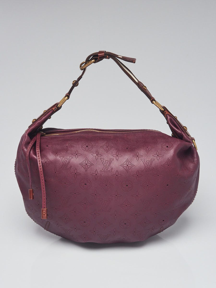Louis Vuitton Limited Edition Aubergine Leather Onatah GM Bag