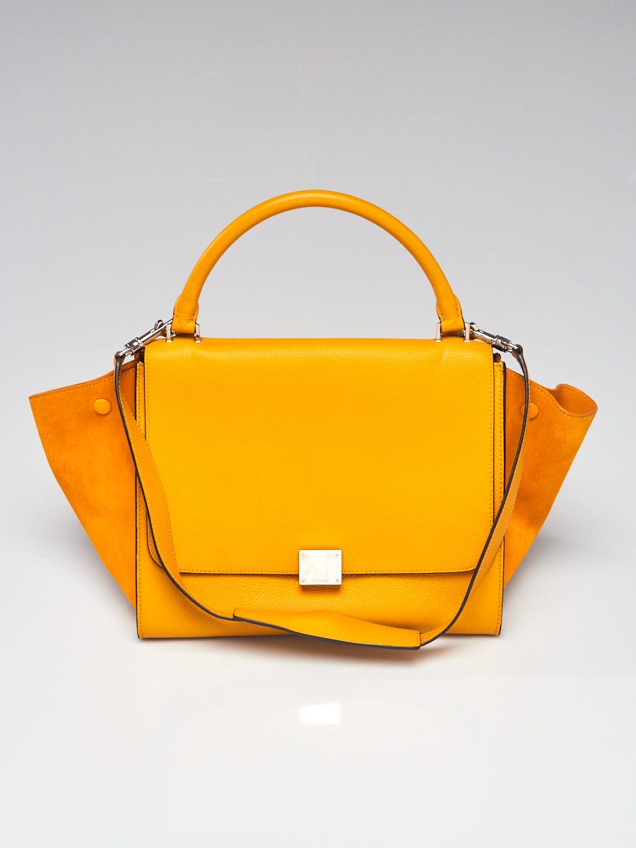 Celine trapeze yellow best sale