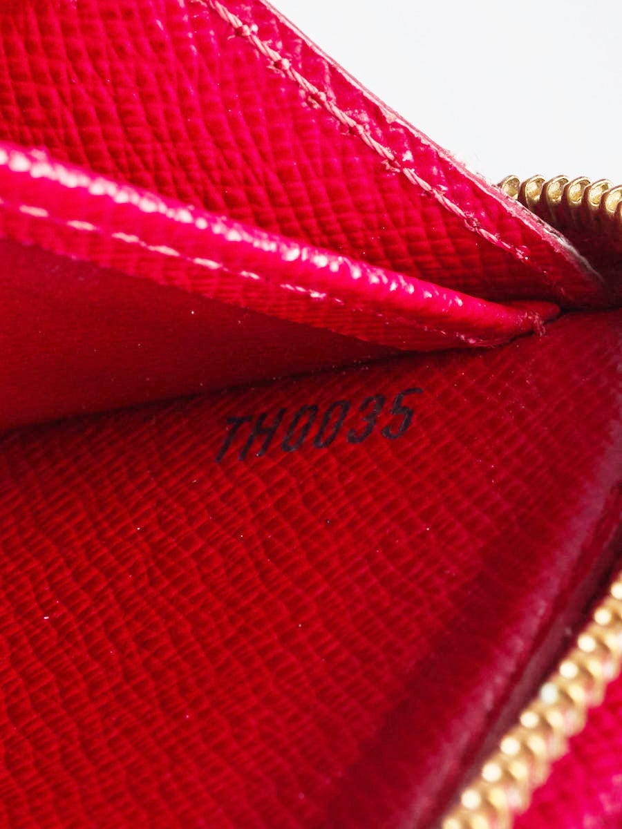 Louis Vuitton Red Murakami Cherry Porte Monnaie Zipper Wallet