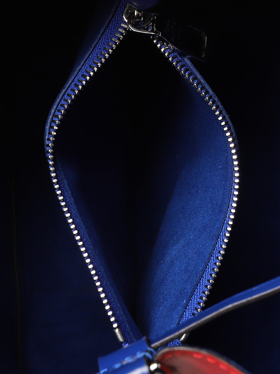 Louis Vuitton Coquelicot/Blue Epi Leather NeoNoe Bag - Yoogi's Closet