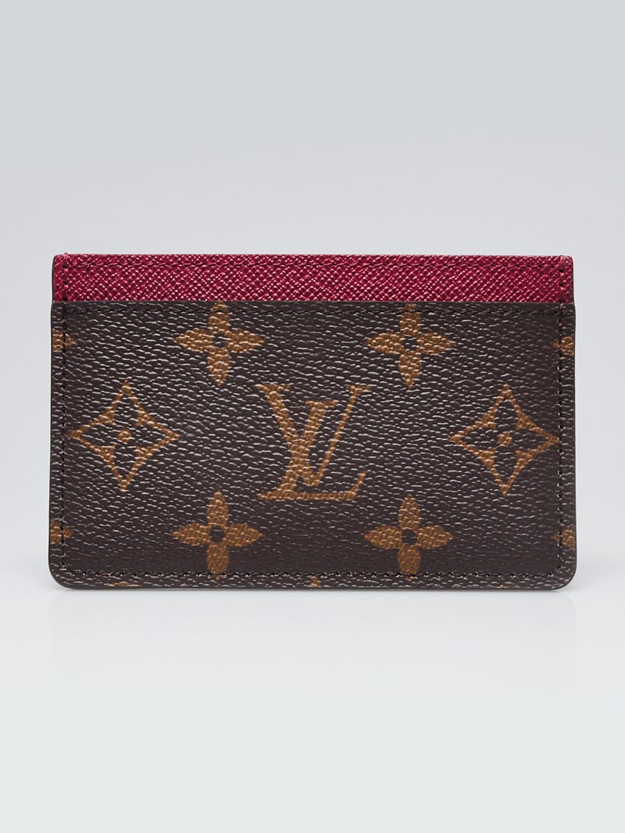 Louis Vuitton Card Holder Monogram Canvas Brown