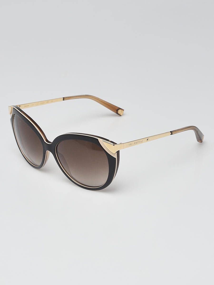 Louis Vuitton Black Acetate Frame Oversized Sunglasses Z0620W