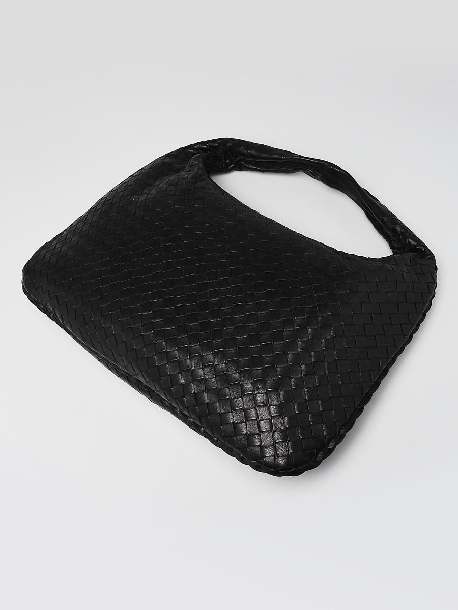 Bottega Veneta Black Intrecciato Nappa Leather Small Veneta