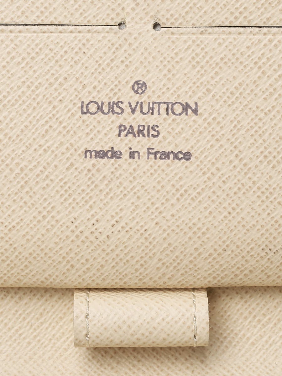 Louis Vuitton Vintage - Damier Azur Sarah Wallet - White Ivory