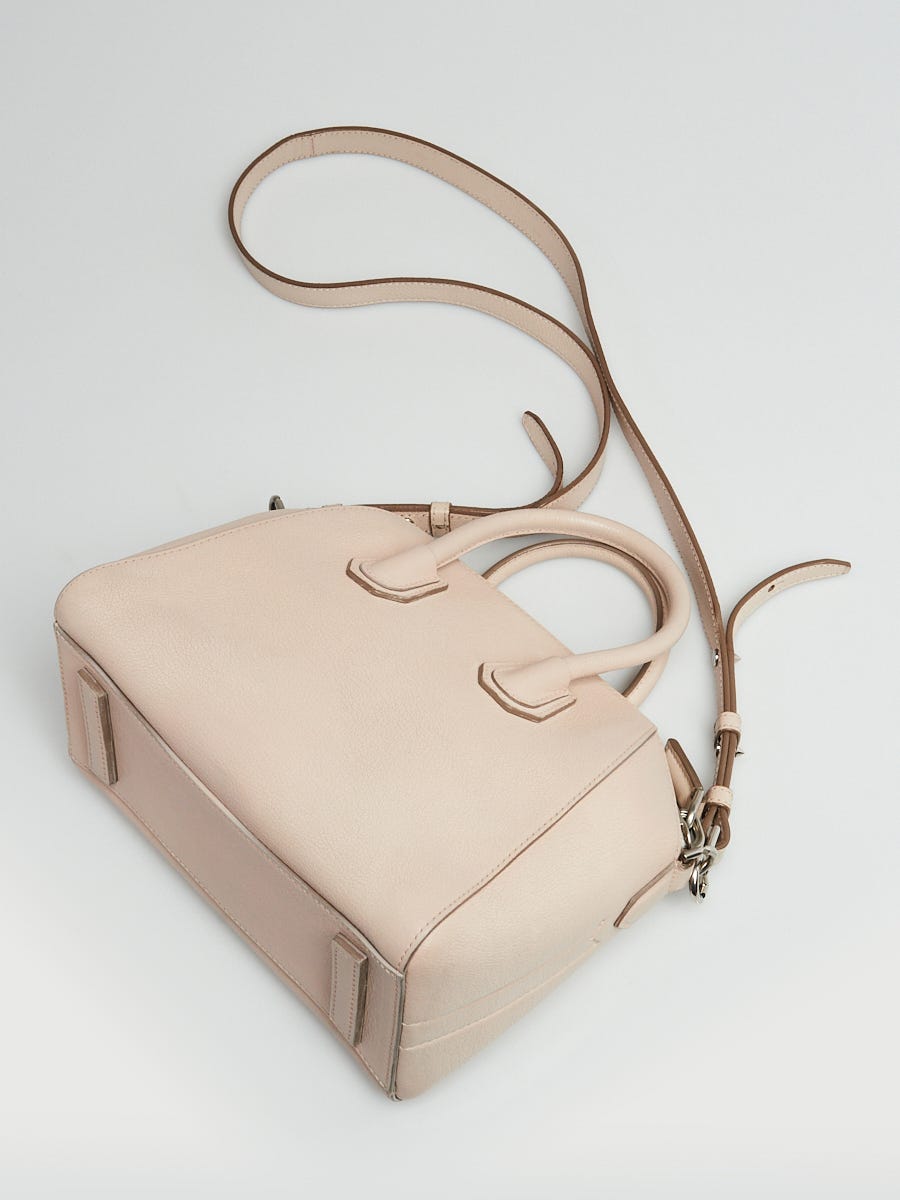 Antigona Mini Leather Satchel Bag Gold