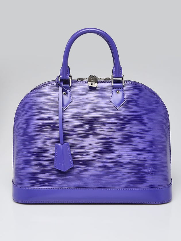 Louis Vuitton Figue Epi Leather Alma MM Bag