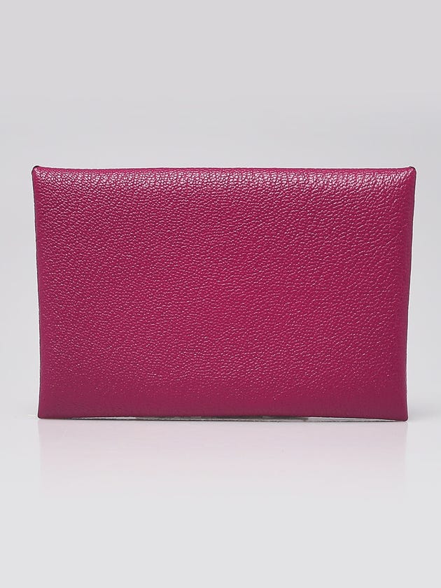 Hermes Rose Poupre Chevre Mysore Leather Calvi