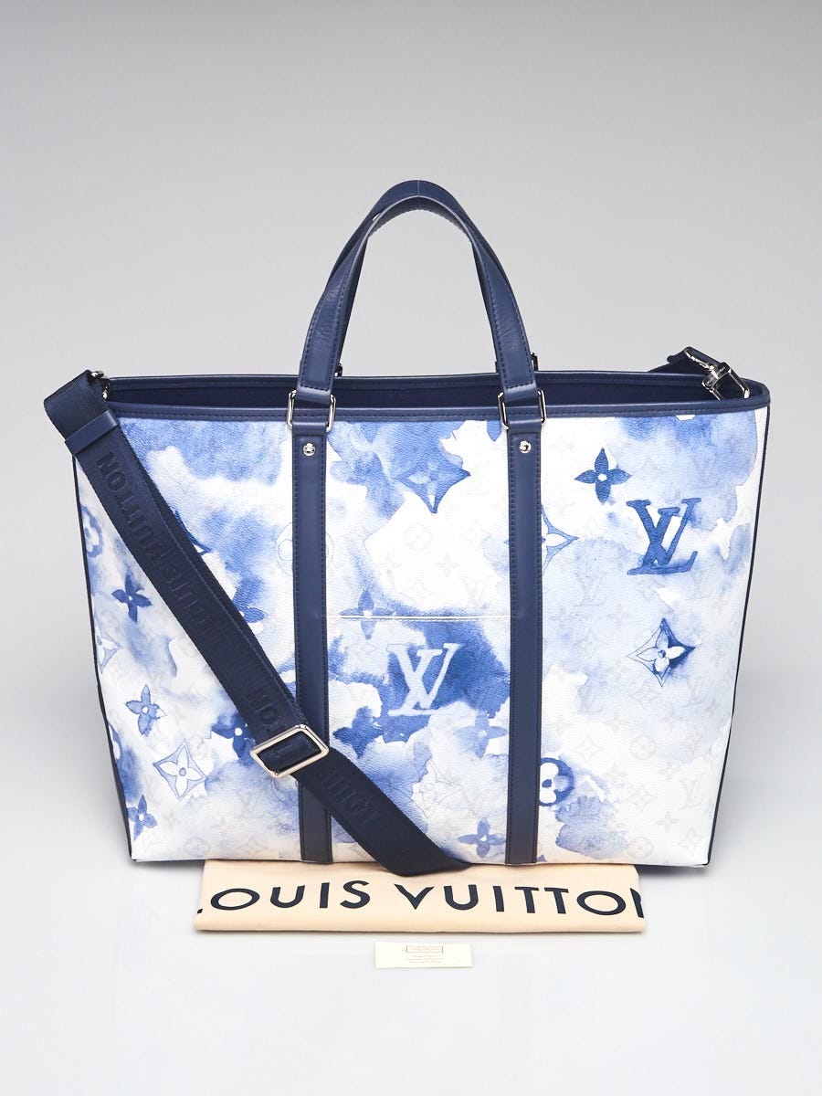 Louis Vuitton Blue/White Monogram Watercolor Weekend Tote GM Louis Vuitton