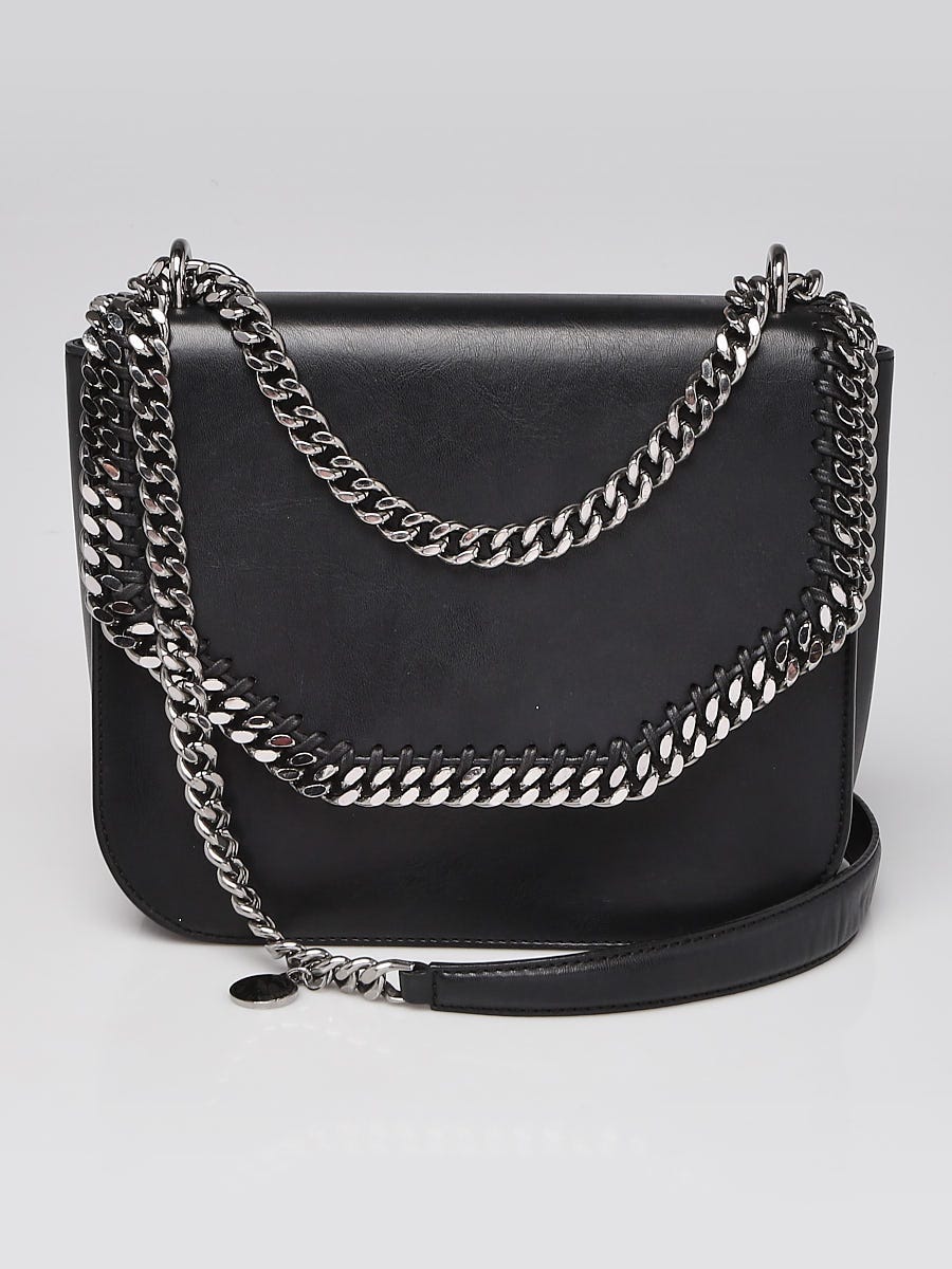 yooo STELLA MCCARTNEY バッグ 美品 Stella McCartney Black Faux Leather Large Box Bag | Yoogi's Closet