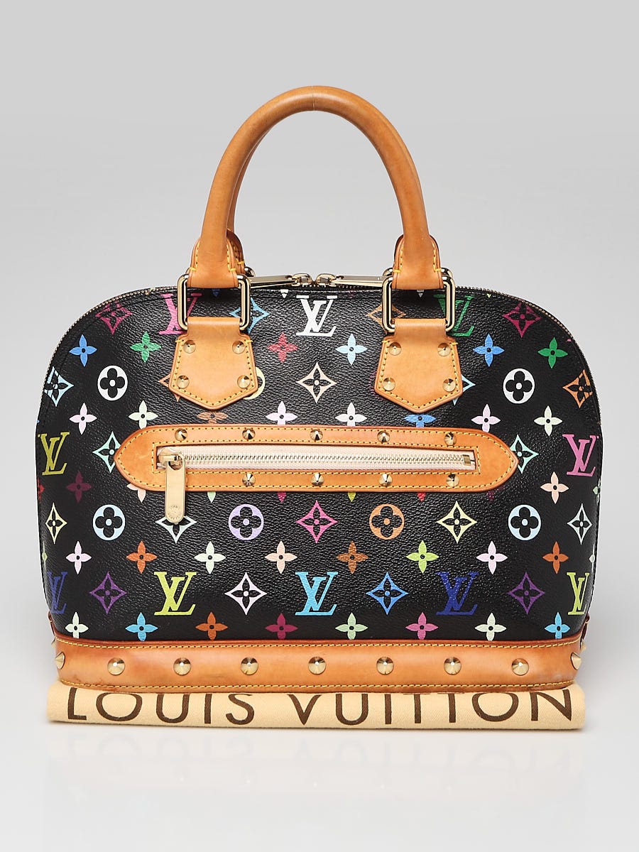 Louis Vuitton White Monogram Multicolore Boulogne Bag - Yoogi's Closet