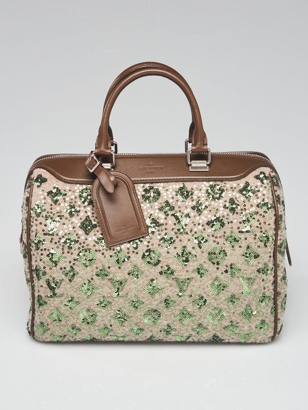 Louis Vuitton Limited Edition Khaki Monogram Sunshine Express Speedy Bag