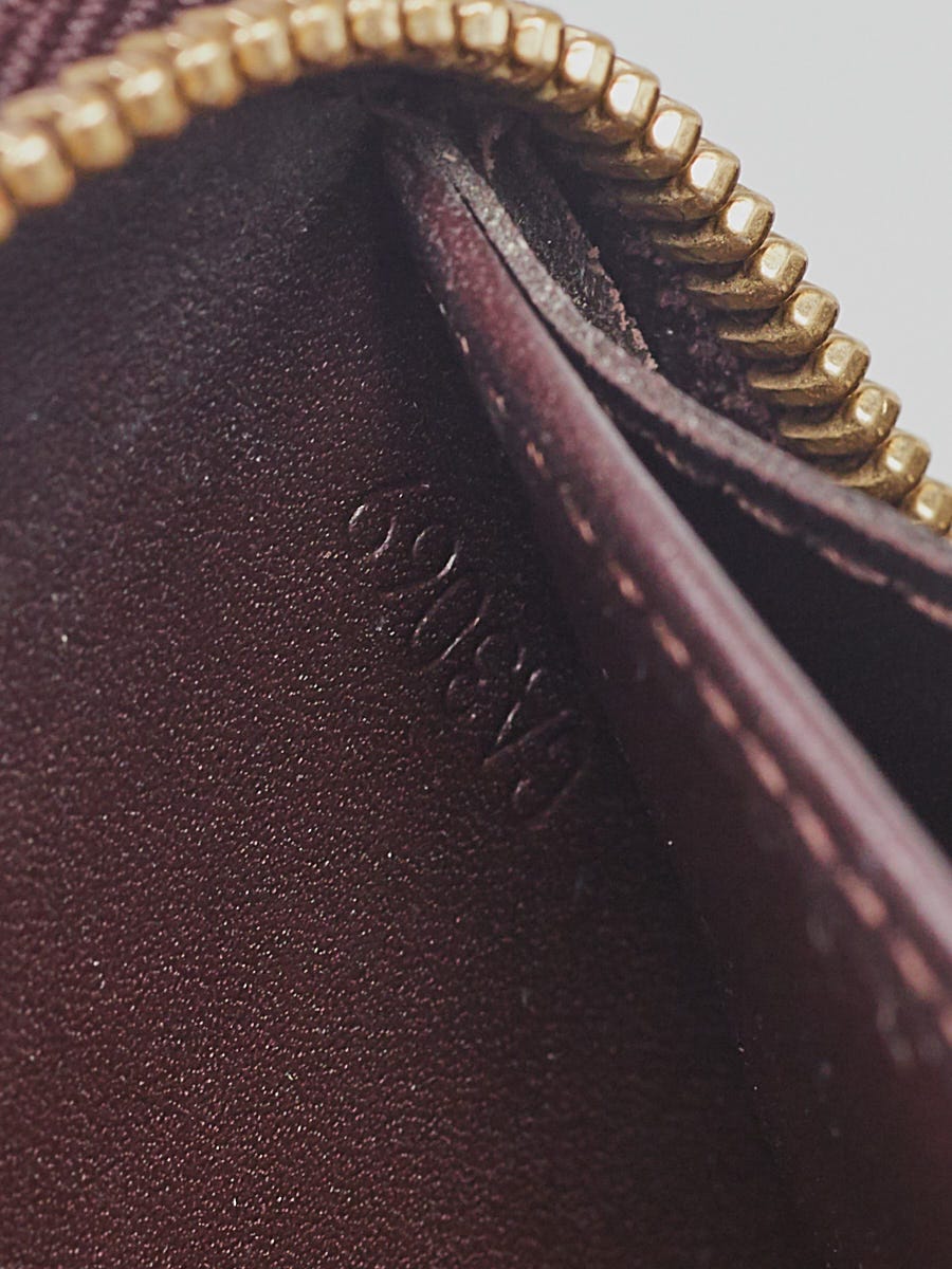 Louis Vuitton Amarante Monogram Vernis Zippy Wallet – Coco Approved Studio