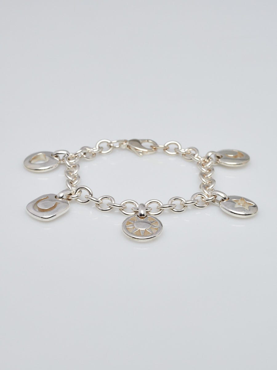 Tiffany & Co Stencil Charm Bracelet