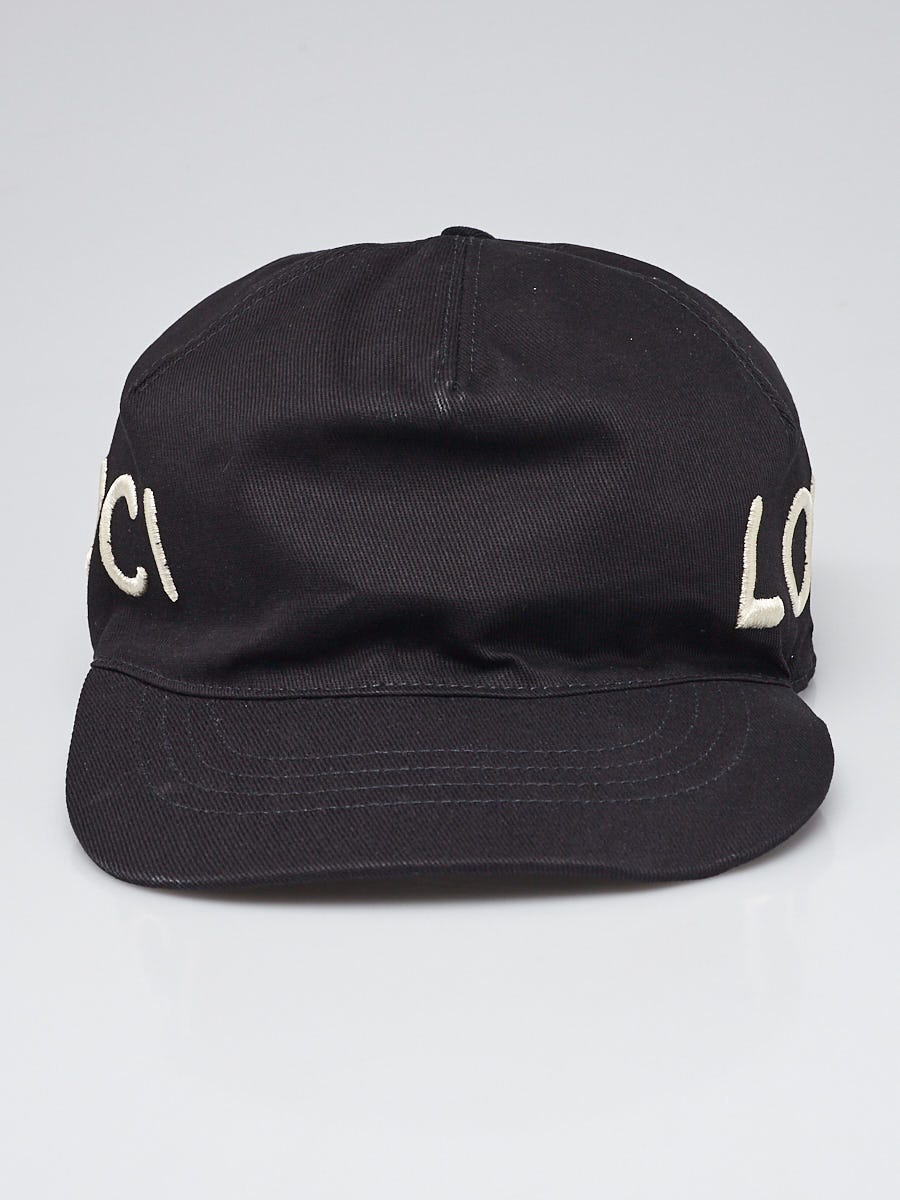 Gucci - Authenticated Hat - Cotton Black for Women, Very Good Condition