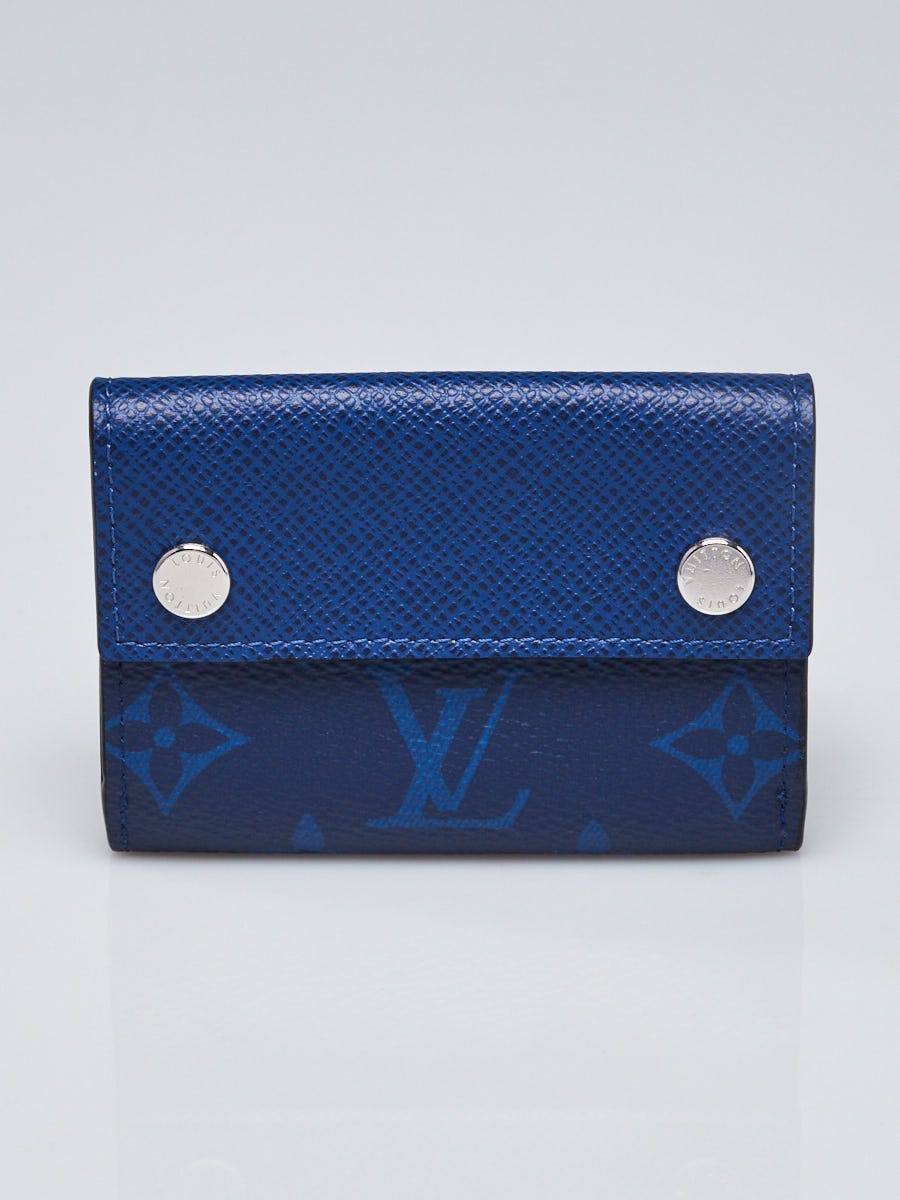 Louis Vuitton Discovery Compact Wallet Monogram Pacific Taiga Blue