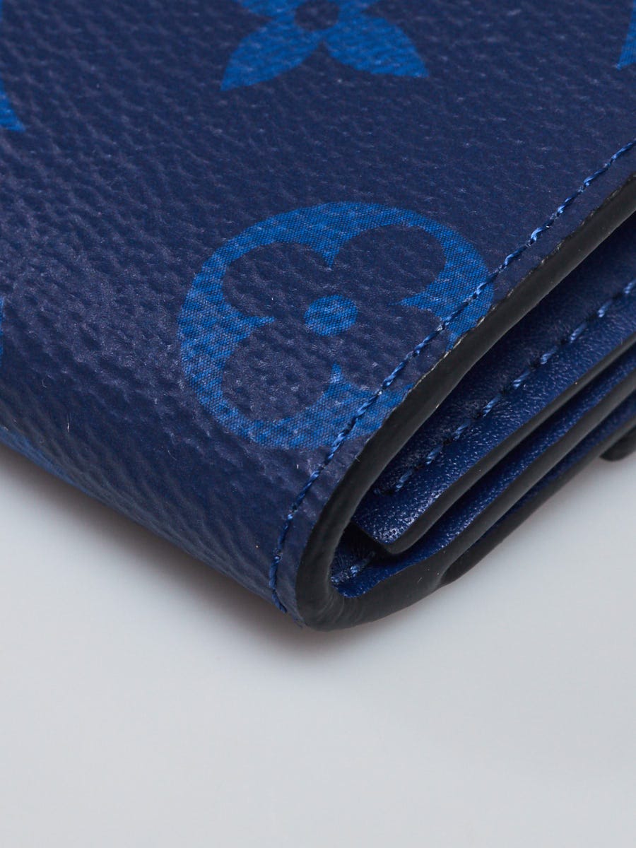Louis Vuitton Discovery Compact Wallet Monogram Pacific Taiga Blue
