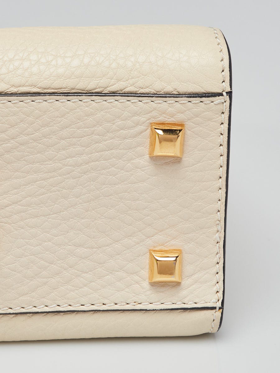 Valentino Rockstud Tote bag in beige leather ref.806025 - Joli Closet