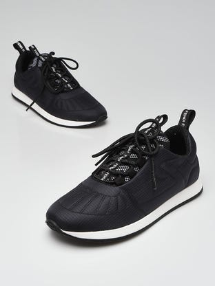Louis Vuitton Blue/White Canvas/Leather Slip On Twister Sneakers Size 7.5/38  - Yoogi's Closet