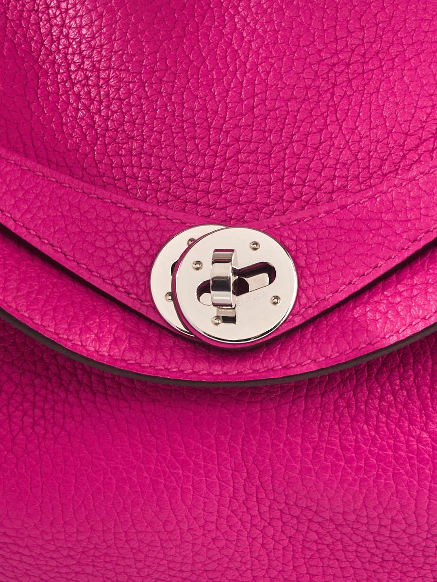 Hermes Lindy 26 Bag L3 Rose Purple Clemence GHW